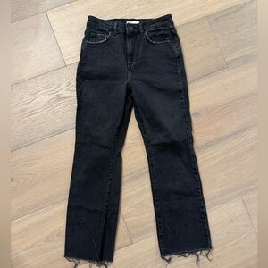 Gina tricot ankle jeans in washed grey